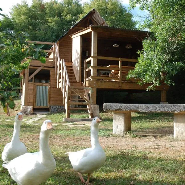 La Cabane Du Verger，位于Grancey-le-Château的酒店