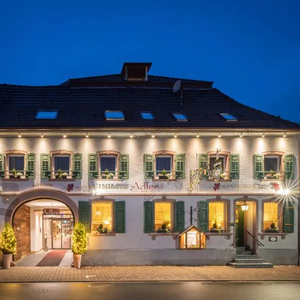 埃德尔酒店，位于Schelingen的酒店