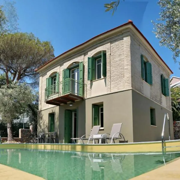 Ouzo Traditional House with private pool，位于普洛马里翁的酒店