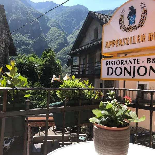 Donjon B&B e Ristorante，位于Giumaglio的酒店