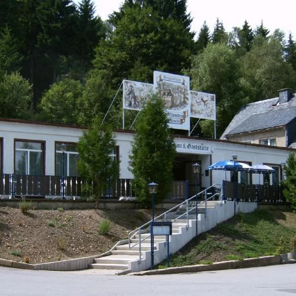 Pension und Berggasthaus Kapellenstein，位于Geyer的酒店