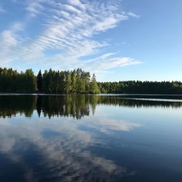 Private Lakeside Holiday Property in Nature，位于Venesjärvi的酒店