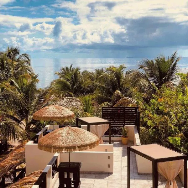 Caribbean Beach Cabanas - A PUR Hotel，位于Monkey River Town的酒店