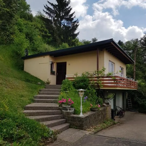 Ferienhaus Chalet Cottage Ourtalblick 2km von Vianden-Lux，位于Obersgegen的酒店