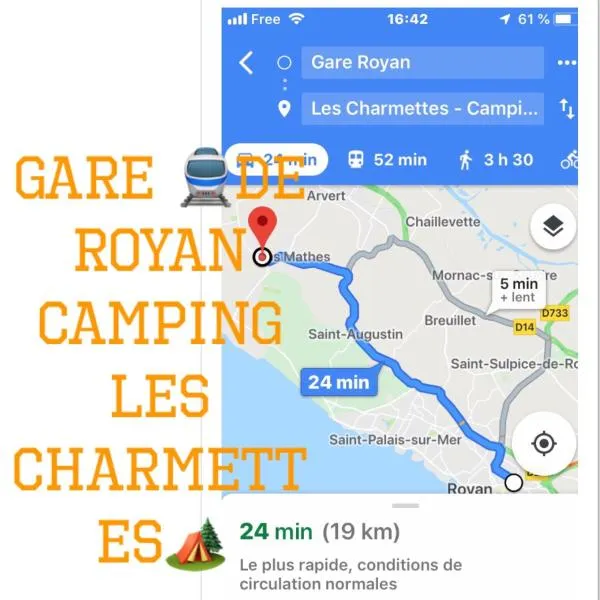 Mobil-home Camping au MATHES，位于莱马特的酒店