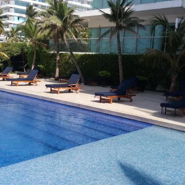 Cartagena Beach Condo - 1400 sq. Ft. (130 m2)，位于卡塔赫纳的酒店
