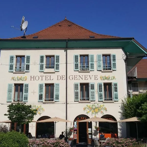 Hôtel de Genève et Restaurant , Faverges-Seythenex，位于Verchères的酒店