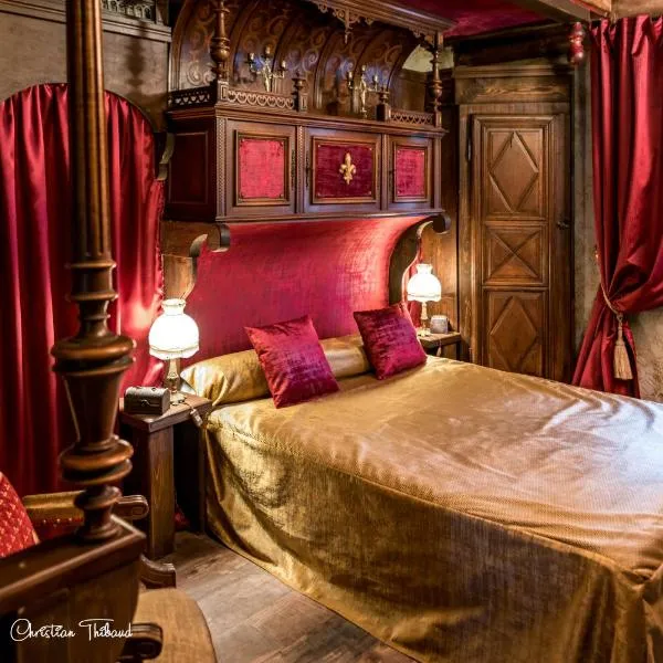 Suite Cardinale 40m2 chambre d' hôte du Mas Fabrègue，位于Seynes的酒店