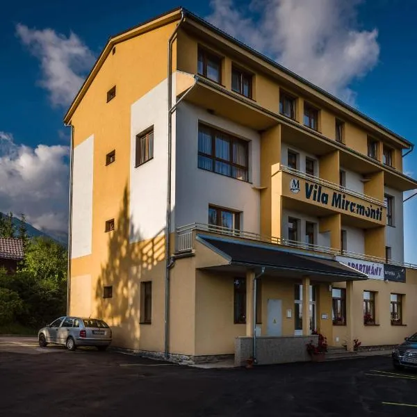 Miramonti Apartmány，位于Vysoke Tatry - Horny Smokovec的酒店