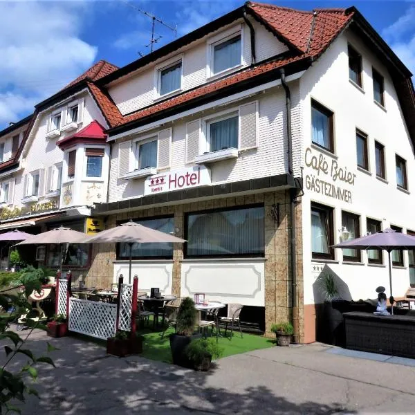 Hotel Conditorei Cafe Baier，位于Deilingen的酒店