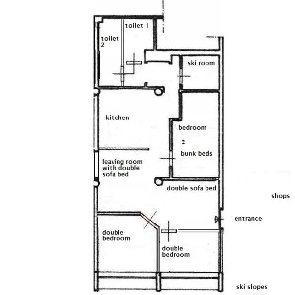 Condominio Circus，位于布勒伊-切尔维尼亚的酒店