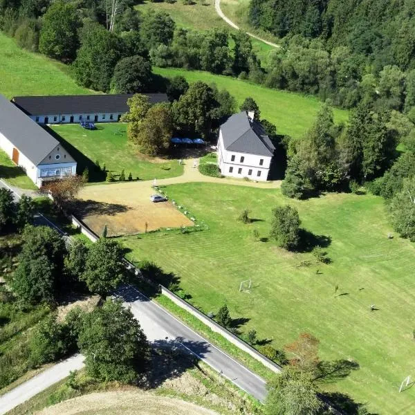 Hotel Castle Mlýn Maděrovka，位于Opařany的酒店