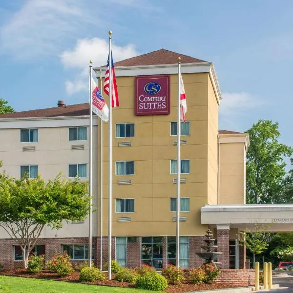 Comfort Suites Huntsville MidCity District at Research Park，位于亨茨维尔的酒店