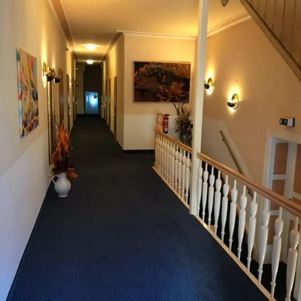 Hotel Goldenes Schiff，位于Pomssen的酒店