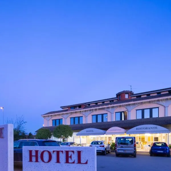 欧式餐厅及酒店，位于Verdello的酒店