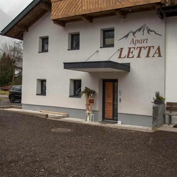 Apart Letta，位于索尔登的酒店