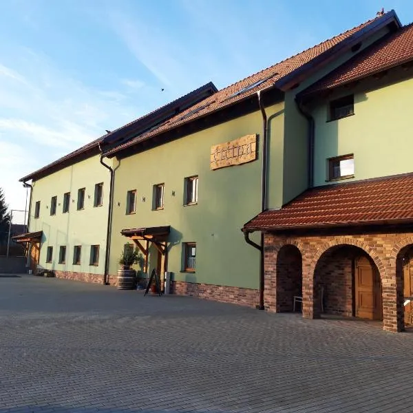 Čičina Tvrdonice penzion, restaurace, vinný sklep，位于Tvrdonice的酒店