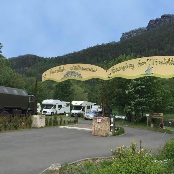 Campingplatz am Treidlerweg，位于柯尼希施泰因易北的酒店