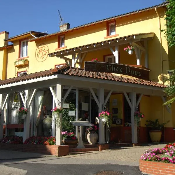 Logis Hôtel Restaurant Chez Nous，位于Tramoyes的酒店