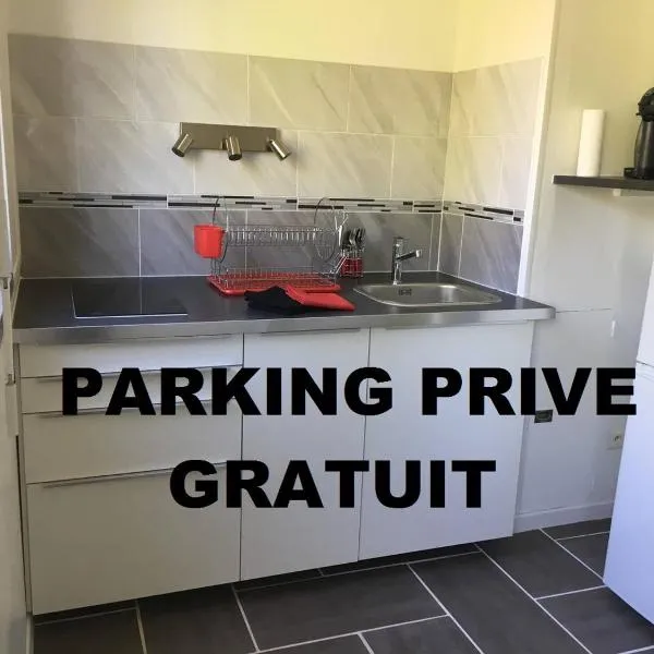 Studio Richelieu 1 et son parking privé，位于维勒班的酒店