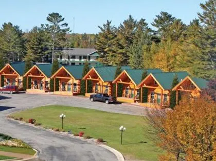 Cabins of Mackinac & Lodge，位于Carp Lake的酒店