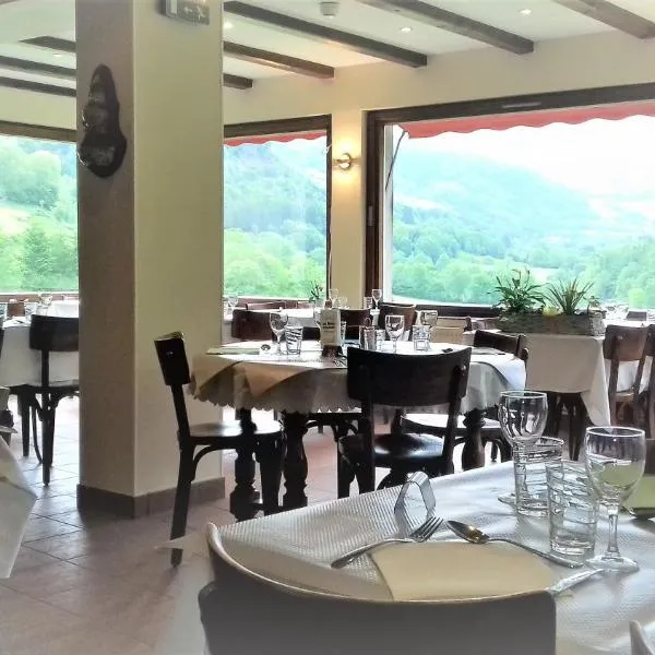 hotel restaurant des voyageurs，位于Le Falgoux的酒店