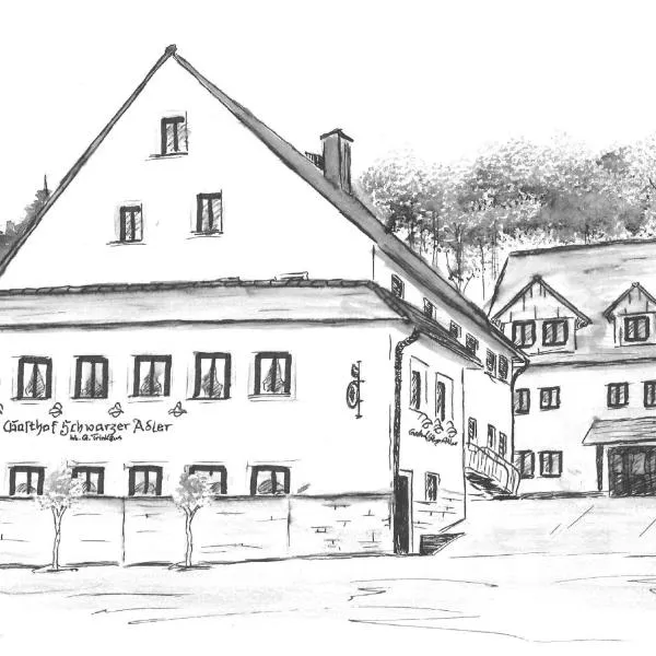 Landgasthof Schwarzer Adler GbR，位于Dietenhofen的酒店