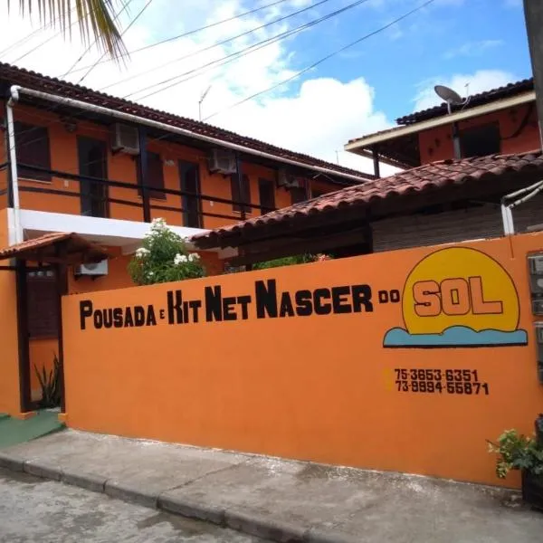 Pousada & Kitnet Nascer do Sol，位于伊尔哈德博伊巴的酒店