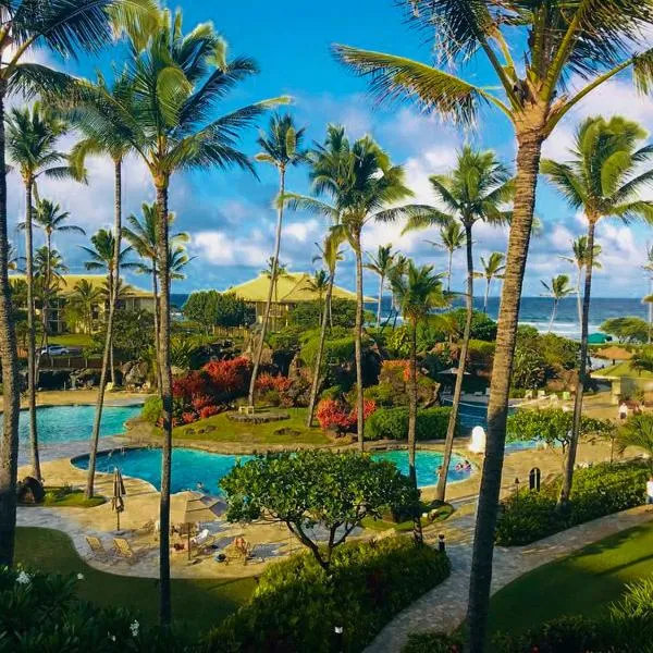 2417 at Oceanfront Resort Lihue Kauai Beach Drive Private Condo，位于利胡埃的酒店