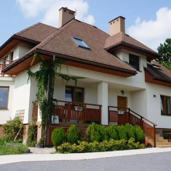 Calm House in suburbs of Cracow，位于Bebło的酒店