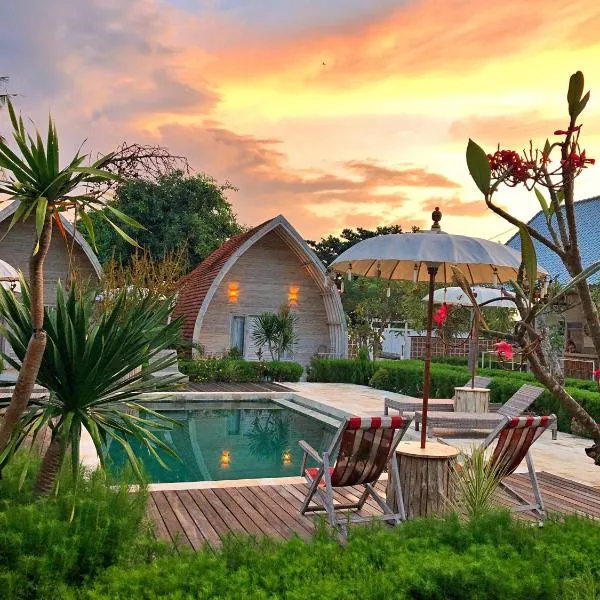 La Roja Bungalows，位于珀尼达岛的酒店