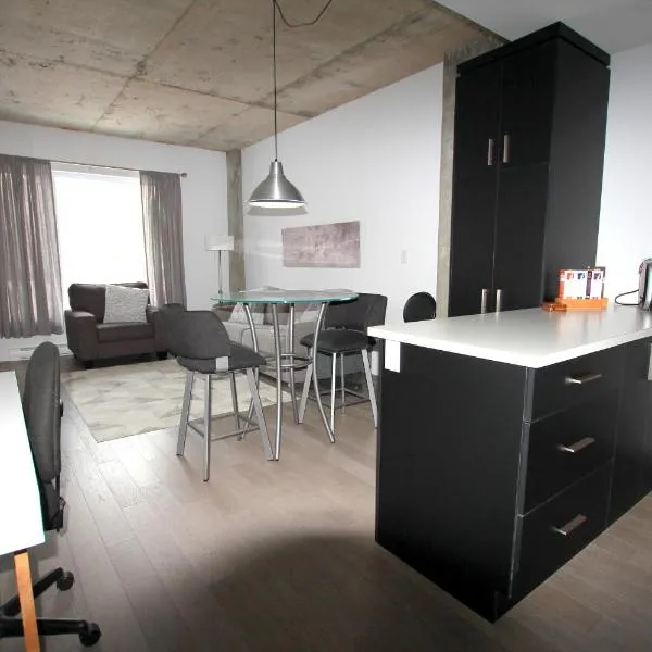 Condo "Imagine" - stationnement privé inclus，位于莱维斯的酒店