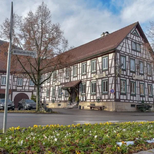 罗斯蒂卡酒店及餐厅，位于Erkenbrechtsweiler的酒店