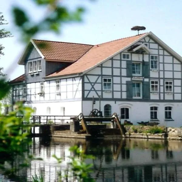 Wipperaublick in der Oldenstädter Wassermühle，位于Bohlsen的酒店