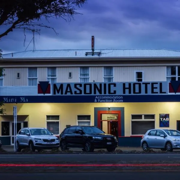Masonic Hotel，位于Aokautere的酒店