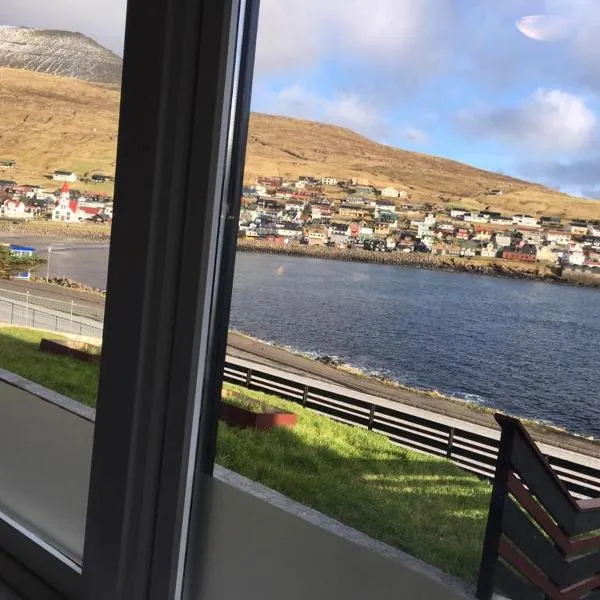 The Atlantic view guest house, Sandavagur, Faroe Islands，位于Saksun的酒店