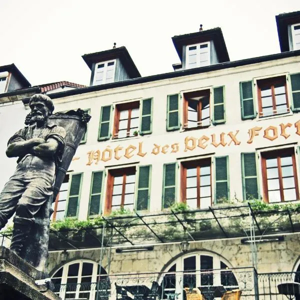 Logis Hôtel des Deux Forts，位于Aiglepierre的酒店