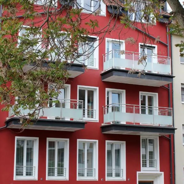 120qm Deluxe Apartment Suites Christina im Stil Design Hotel Vosteen Nähe der Kaiserburg，位于纽伦堡的酒店