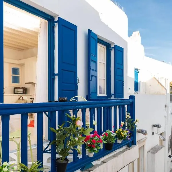 Izabela's House Mykonos Town，位于Megali Ammos的酒店