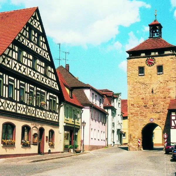 Hotel-Gasthof Krone-Lax，位于Scheinfeld的酒店