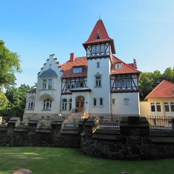 德朗堡城堡别墅酒店，位于Dingelstedt的酒店