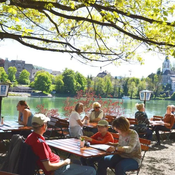 Alte Post - Hotel Am Rhein-Ufer Laufenburg，位于Hänner的酒店