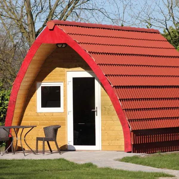 Luxe Eco Pod op Camping de Stal，位于Zwiggelte的酒店