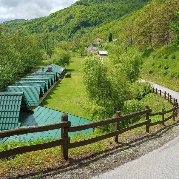 德里纳露营地，位于Handići的酒店