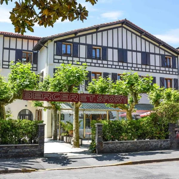 Logis Hotel & Restaurant Bergeret Sport，位于昂代的酒店