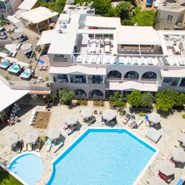 吉亚基海滩酒店，位于Alikampos的酒店