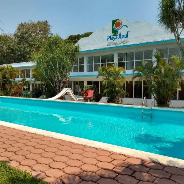 Hotel Playa Azul，位于Santiago Tuxtla的酒店