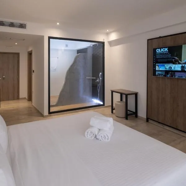 Sette Suites & Rooms - Adults Only，位于Mikrós Váltos的酒店