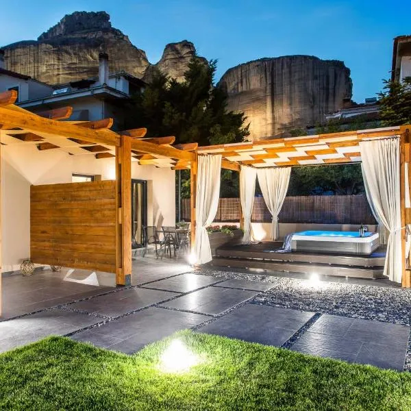 Meteora boutique villa E，位于卡兰巴卡的酒店