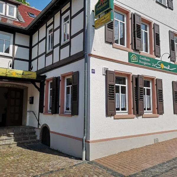 Zur Sonne，位于Alsbach-Hähnlein的酒店